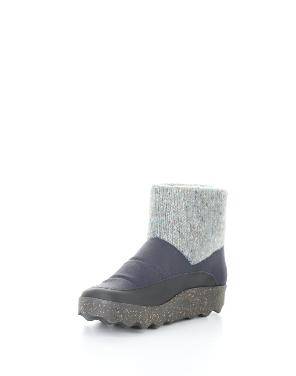 CLOSE252ASP 001 NAVY Round Toe Boots