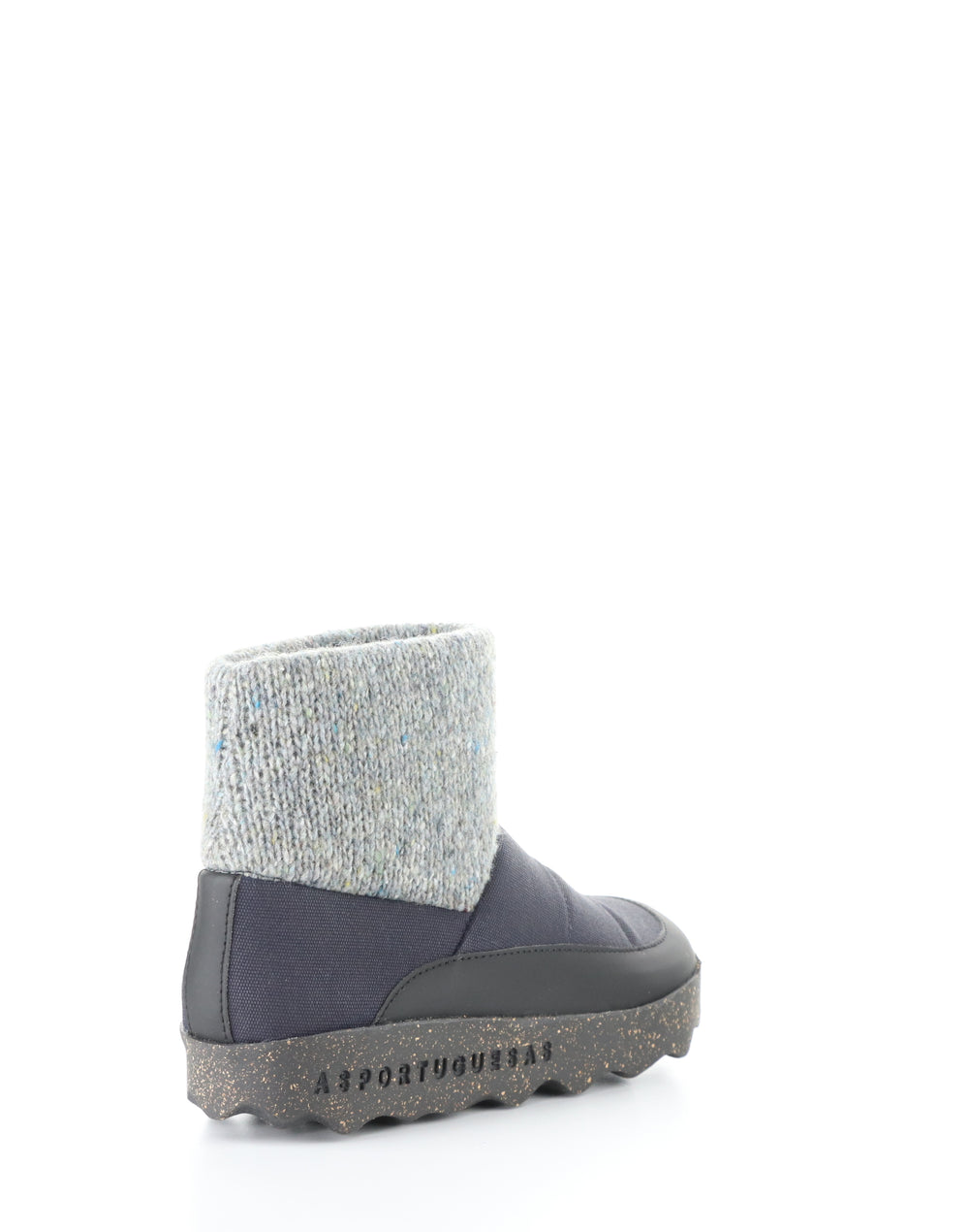 CLOSE252ASP 001 NAVY Round Toe Boots