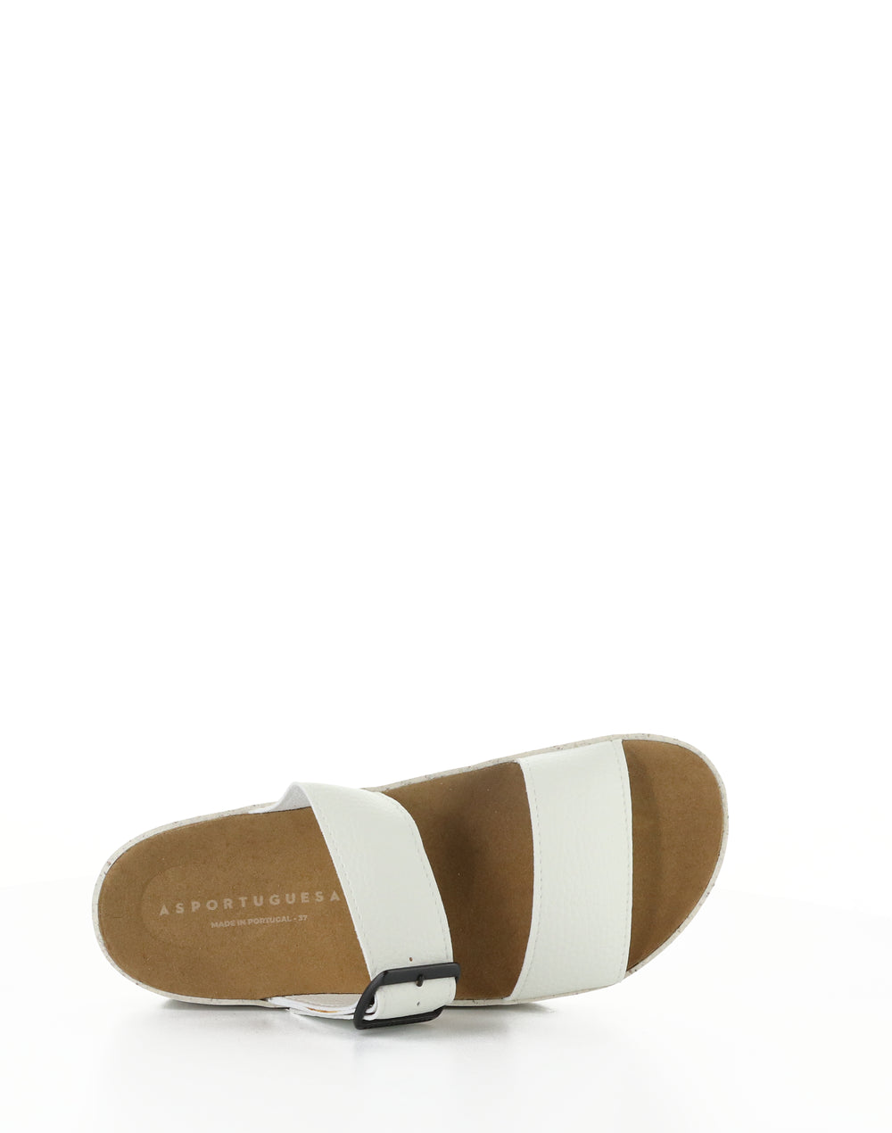 Coly225Asp 004 White Faux Leather