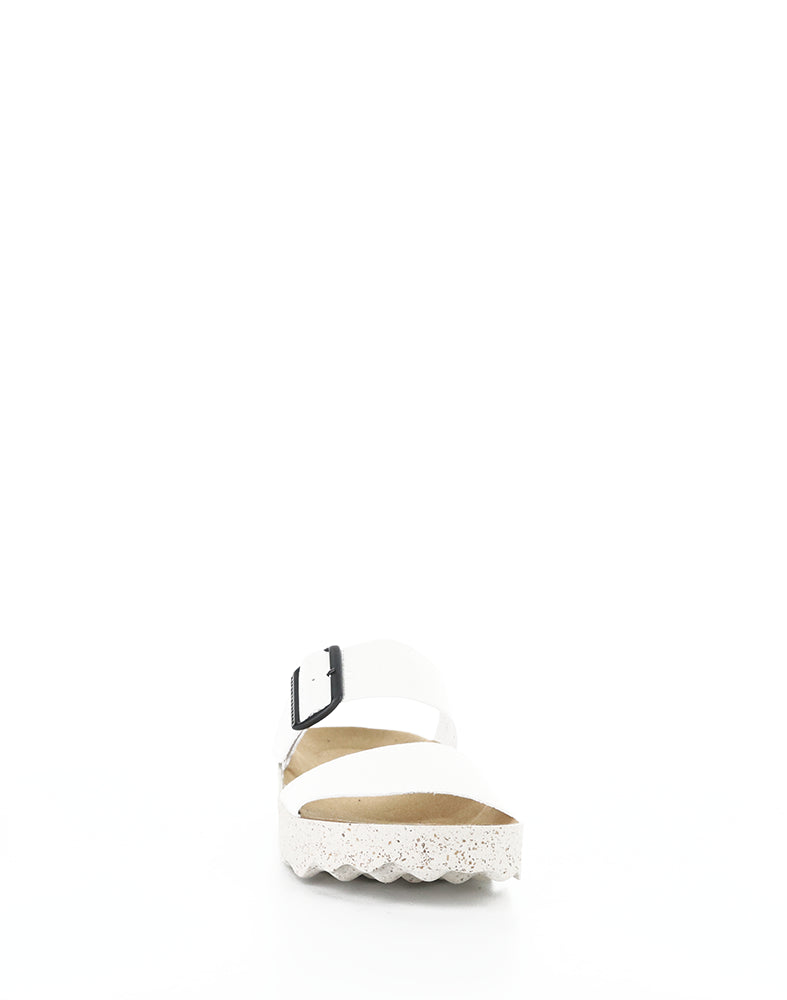 Coly225Asp 004 White Slip-On Sandals