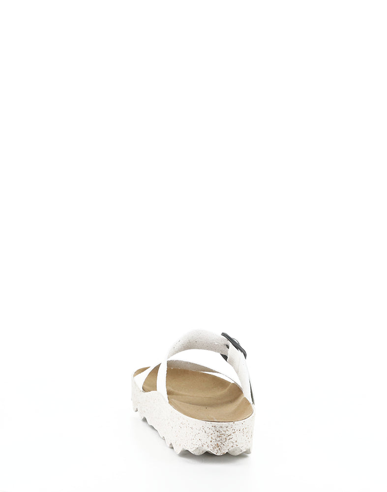 Coly225Asp 004 White Slip-On Sandals