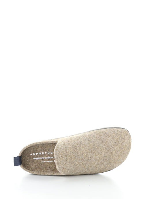 COME L Taupe Round Toe Mules|COME L Mules �� Bout Rond in Marron