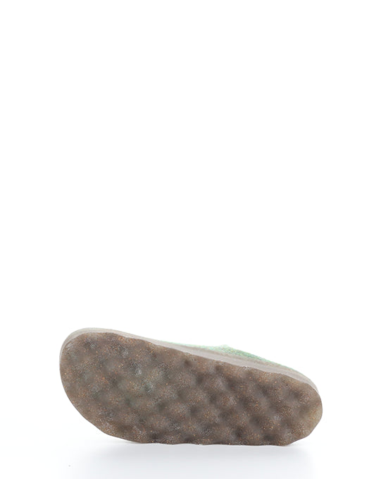 Come023Asp Green Slip-On Mules