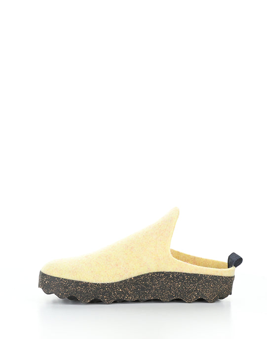 Come023Asp 090 Yellow Round Toe Shoes