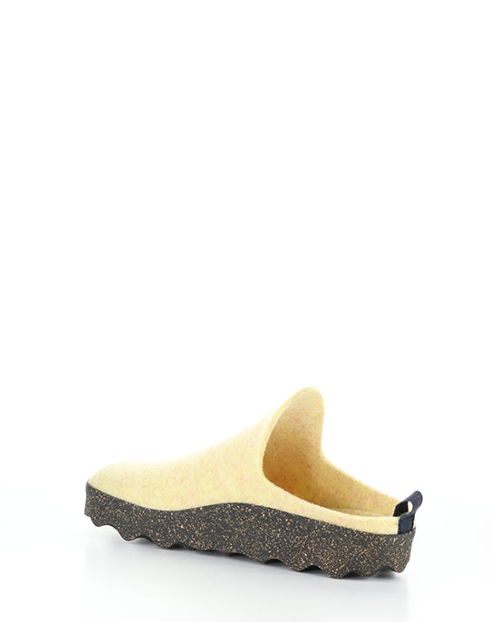 Come023Asp 090 Yellow Round Toe Shoes