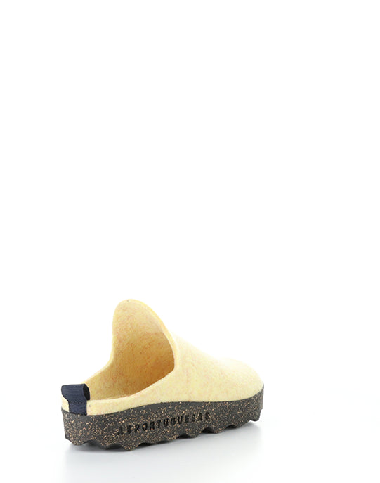 Come023Asp 090 Yellow Round Toe Shoes