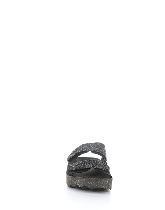 Cosh279Asp 000 Black Faux Suede/Glitter