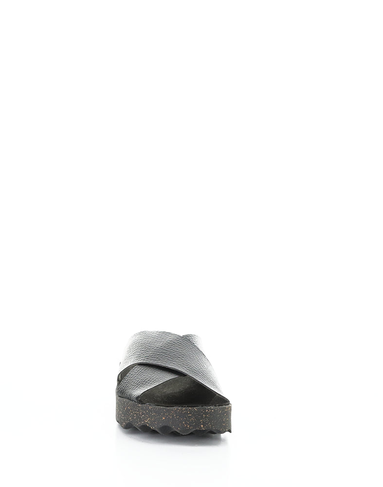 Cross276Asp 000 Black Slip-On Sandals
