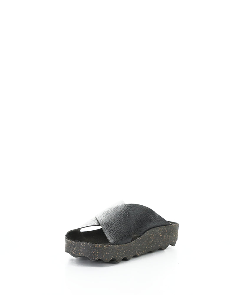 Cross276Asp 000 Black Slip-On Sandals