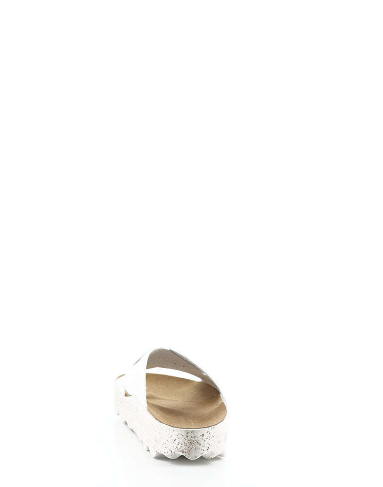 Cross276Asp 001 White Slip-On Sandals