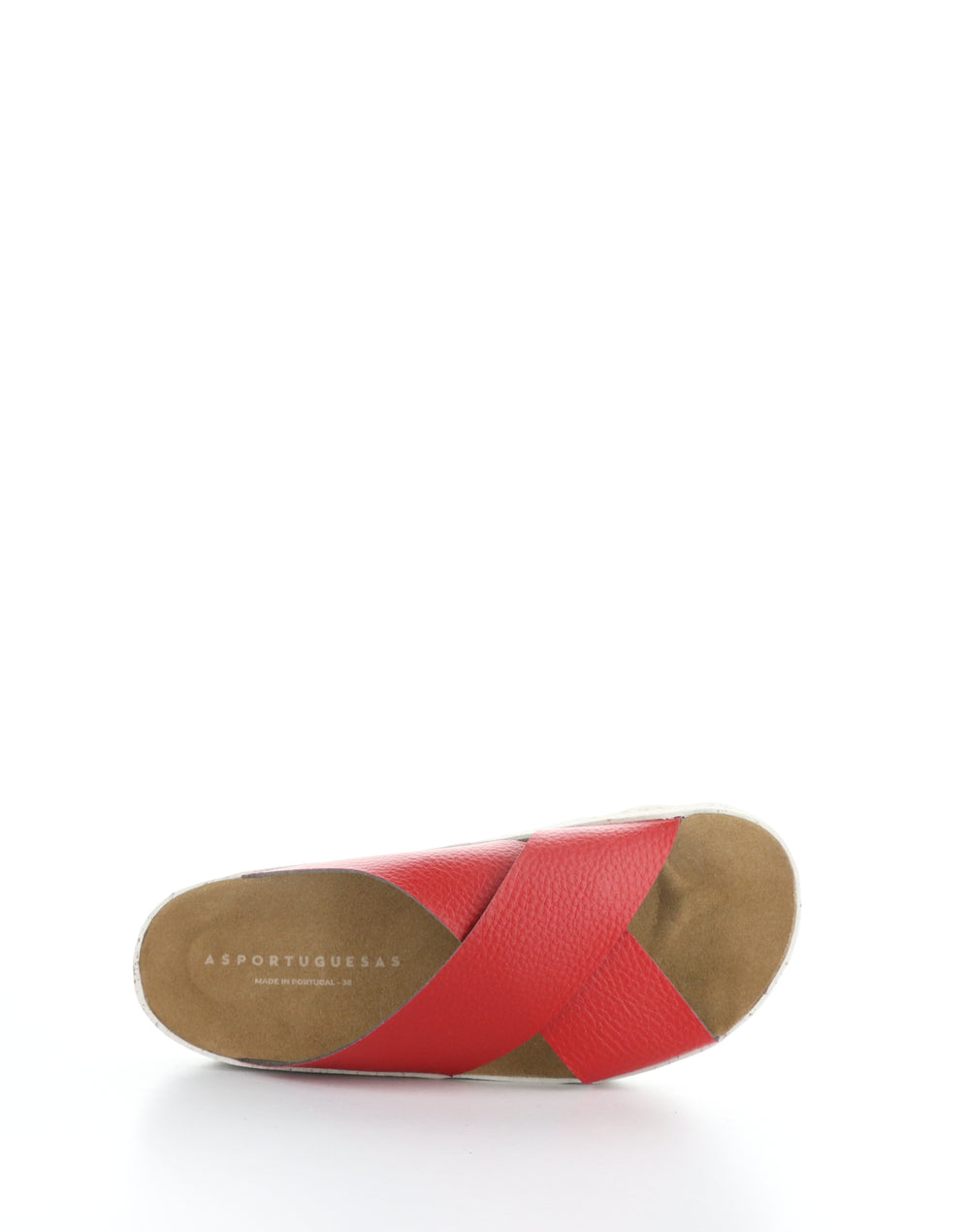 CROSS276ASP 002 BURNT RED Slip-on Sandals