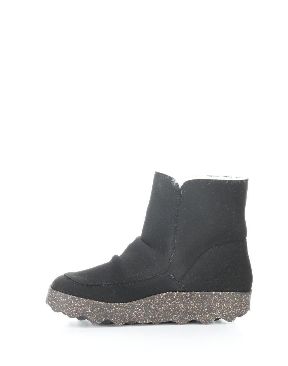 Cuff296Asp 000 Black Round Toe Boots