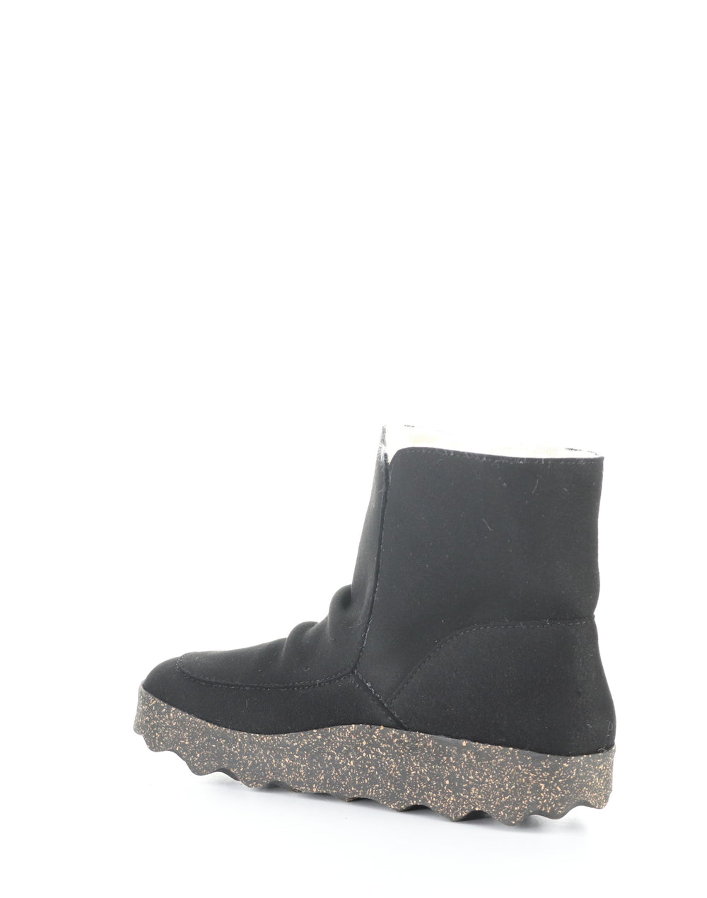 Cuff296Asp 000 Black Round Toe Boots