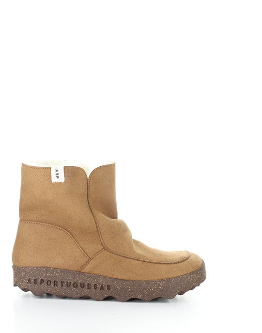 Cuff296Asp 001 Cognac Ecosuede/Fauxfur