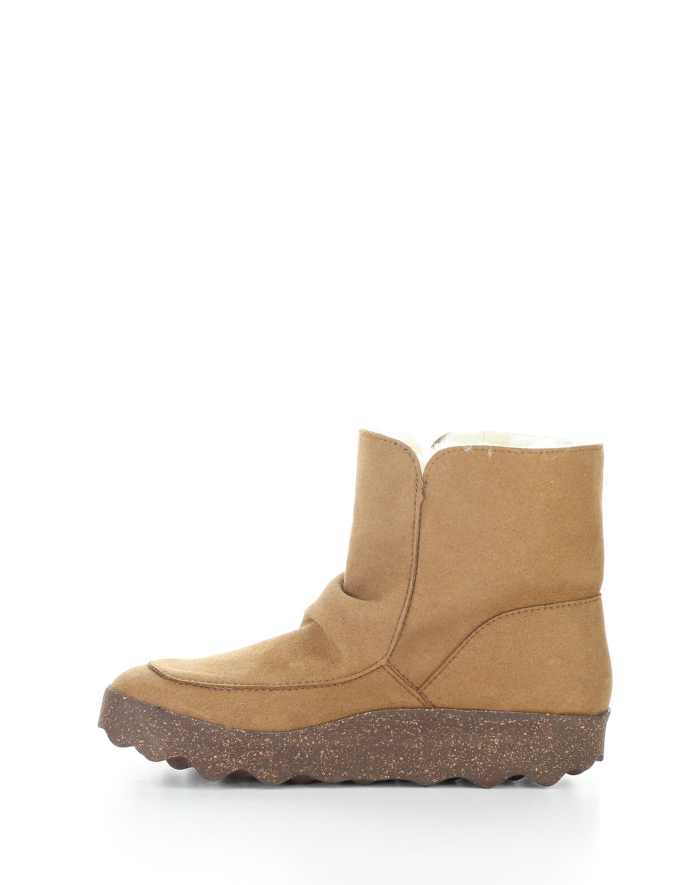 Cuff296Asp 001 Cognac Round Toe Boots