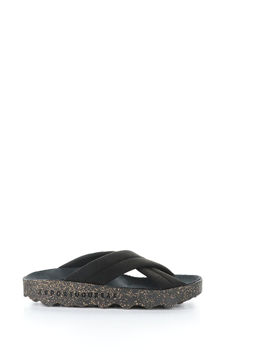 Curr280Asp 000 Black Eco Faux Suede