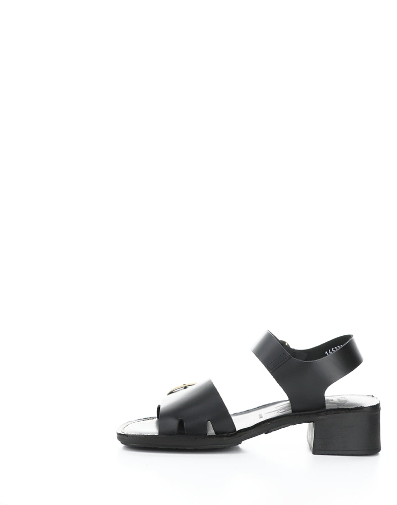 Ebli238Fly 000 Black Round Toe Sandals