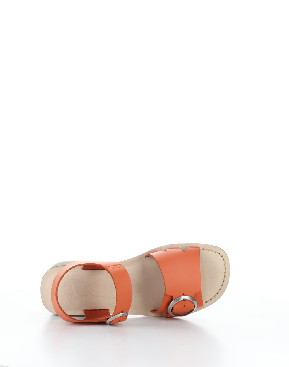 EBLI238FLY 002 SCARLET/NAT Round Toe Sandals