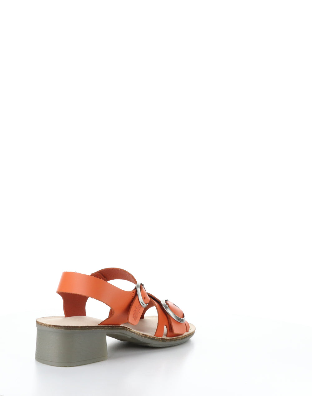 EBLI238FLY 002 SCARLET/NAT Round Toe Sandals