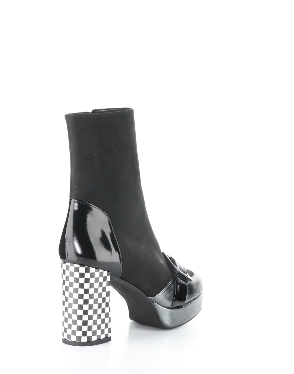 Efol352Fly 004 Graphite/Black Round Toe Boots