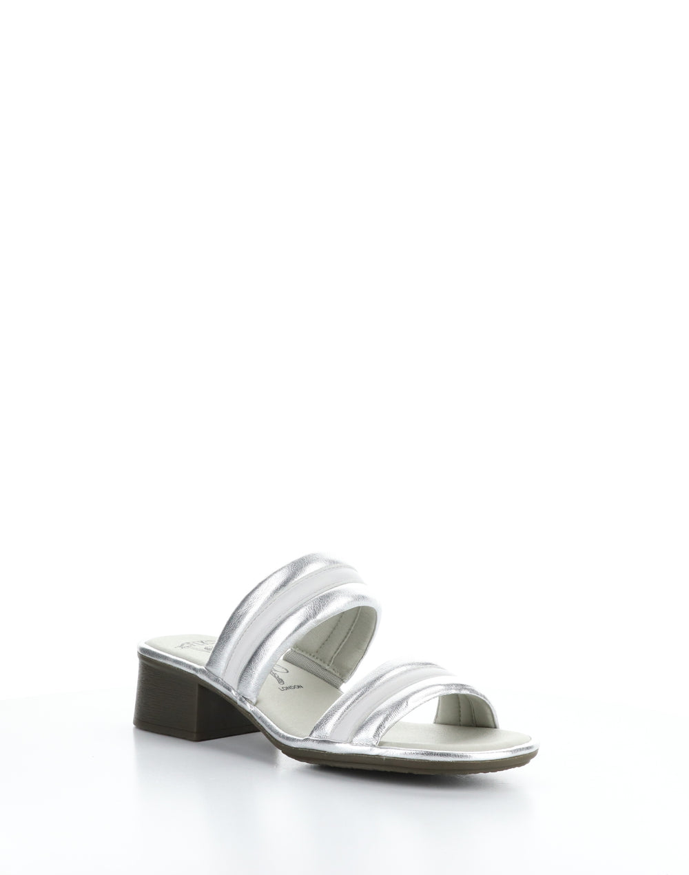 EITY580FLY 000 SILVER/WHITE Slip-on Sandals