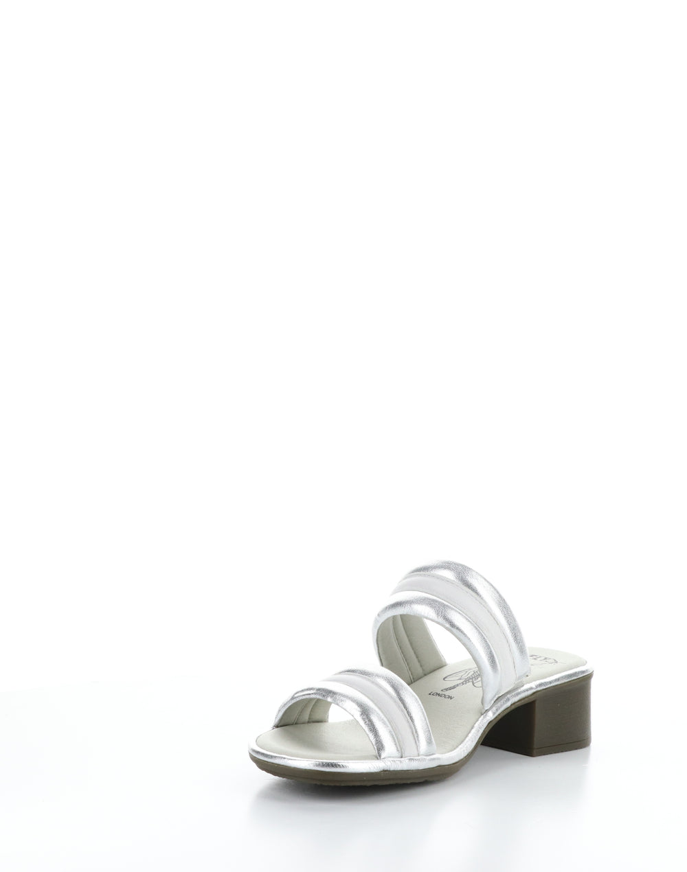 EITY580FLY 000 SILVER/WHITE Slip-on Sandals