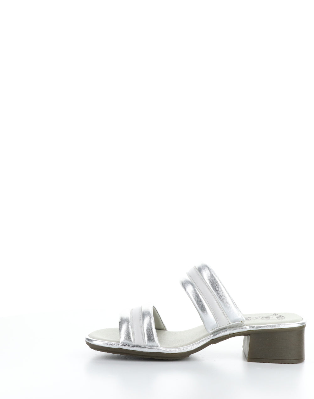 EITY580FLY 000 SILVER/WHITE Slip-on Sandals