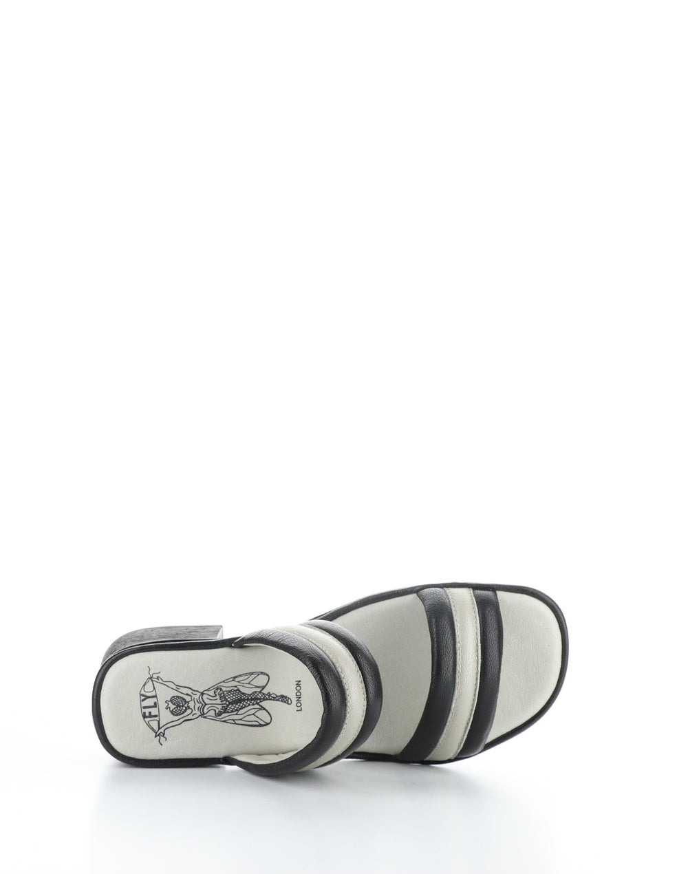 EITY580FLY 003 BLACK/SILVER Slip-on Sandals