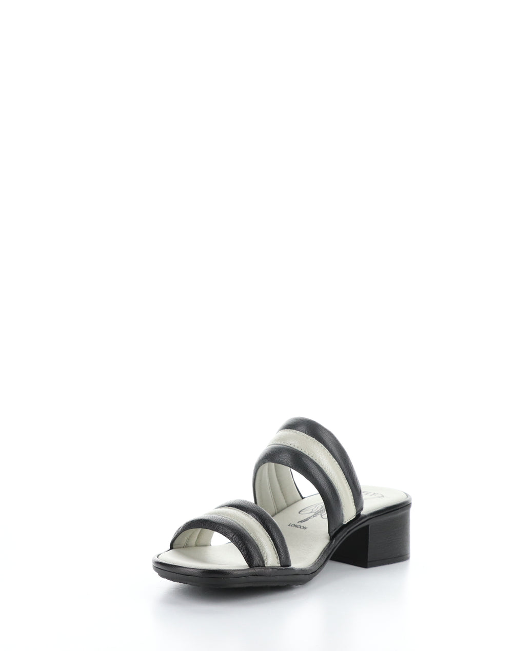 EITY580FLY 003 BLACK/SILVER Slip-on Sandals