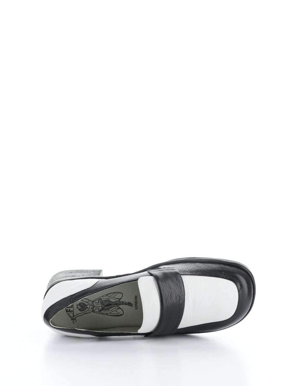 ELAM574FLY 003 BLACK/WHITE Round Toe Shoes