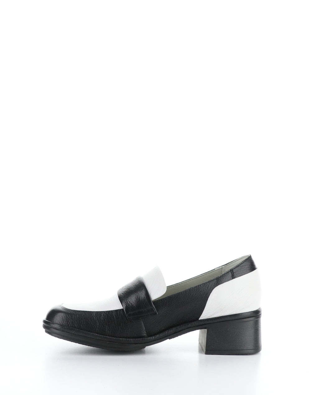 ELAM574FLY 003 BLACK/WHITE Round Toe Shoes
