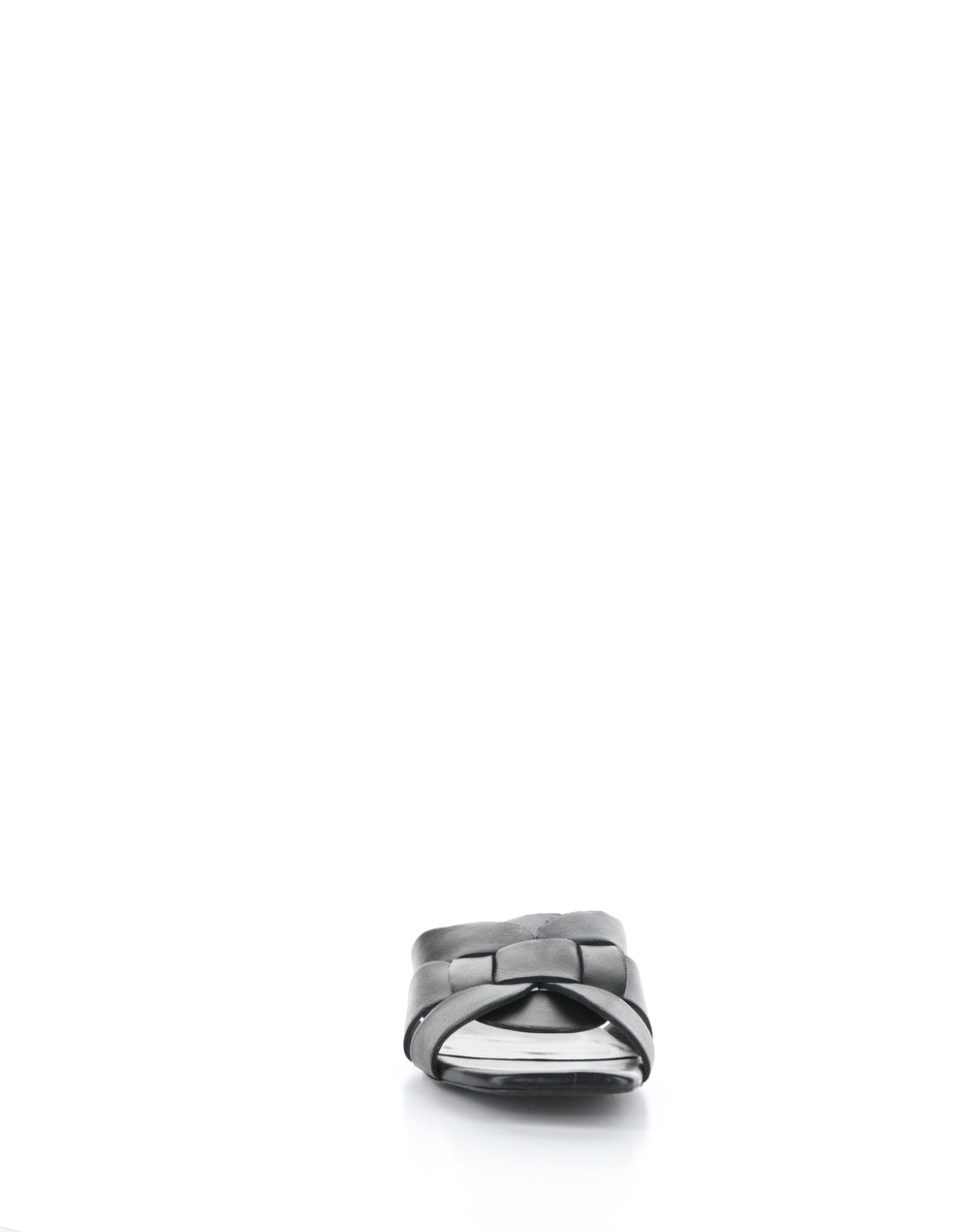 ELLIS BLACK Square Toe Sandals