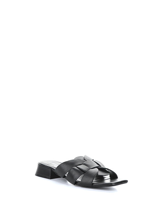 Ellis Black Square Toe Sandals