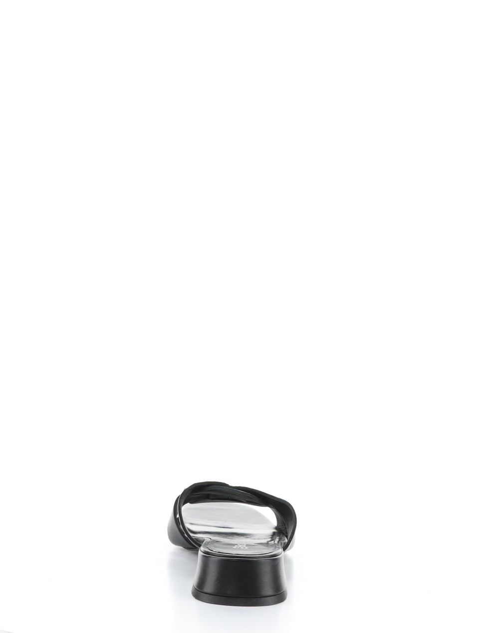 ELLIS BLACK Square Toe Sandals