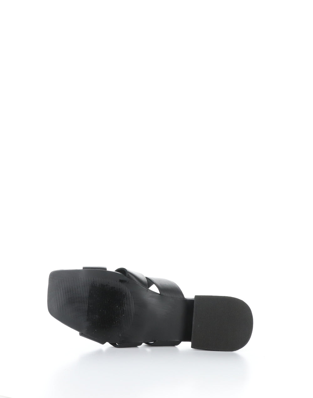 ELLIS BLACK Square Toe Sandals