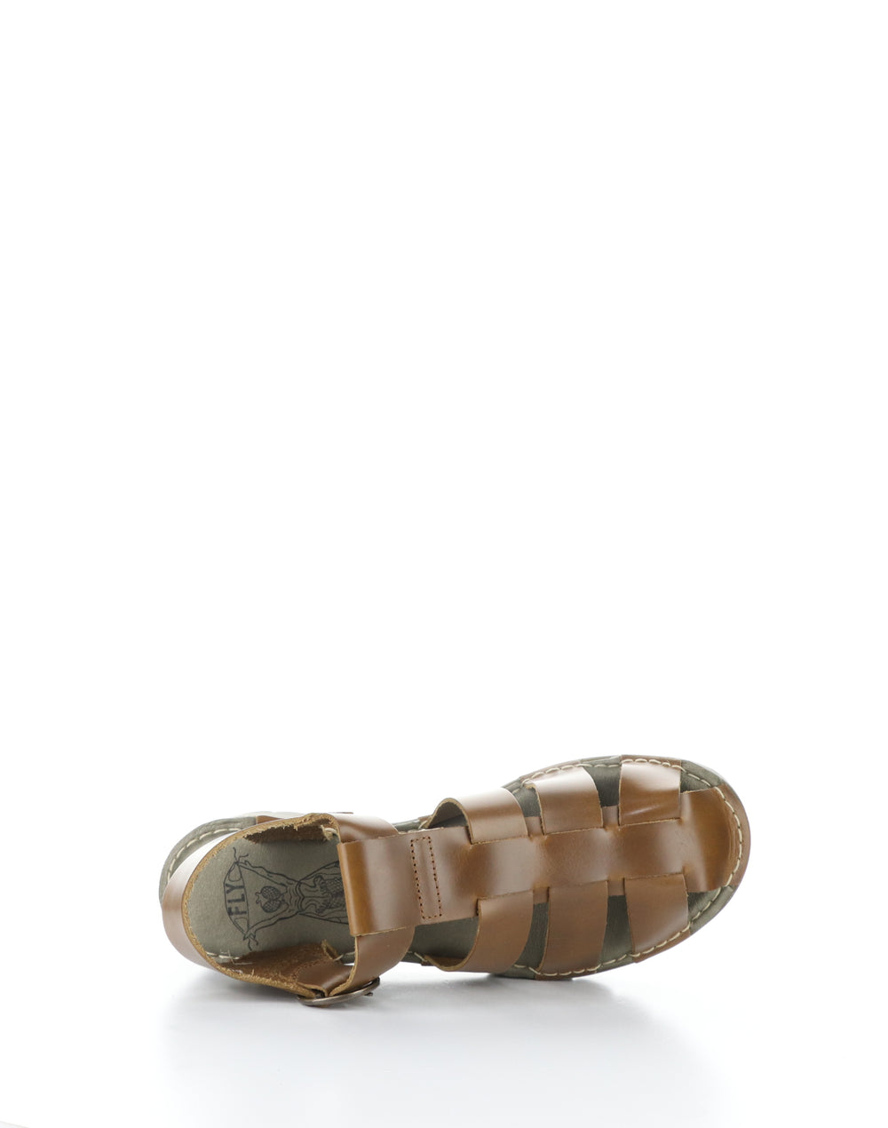 EMME511FLY 011 CAMEL Round Toe Sandals