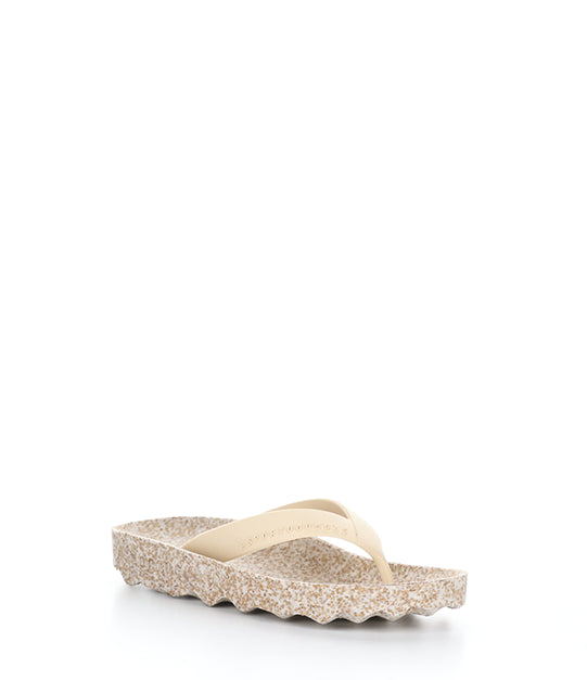 Feel075Asp Milky/Beige Round Toe Shoes|Feel075Asp Chaussures Ͽ½Ͽ½ Bout Rond In Beige