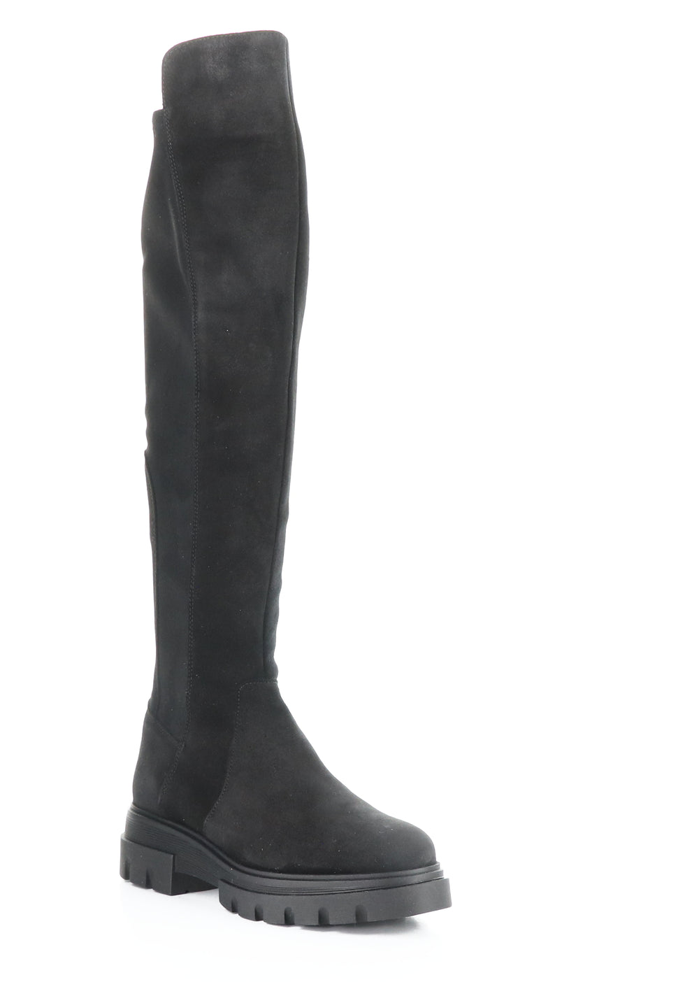 Fifth Black Suede/Suede Stretch