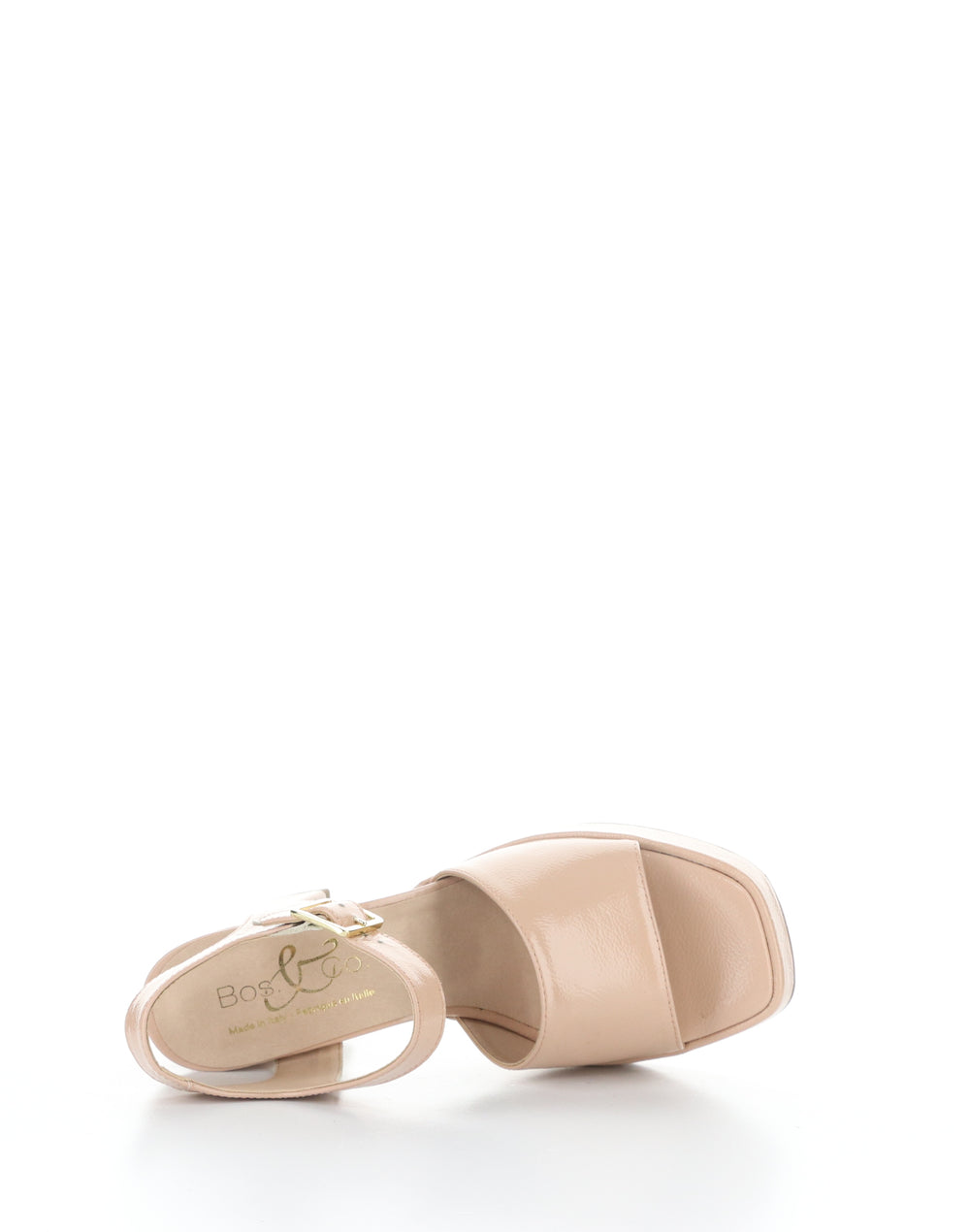 FINLEE NUDE Square Toe Sandals