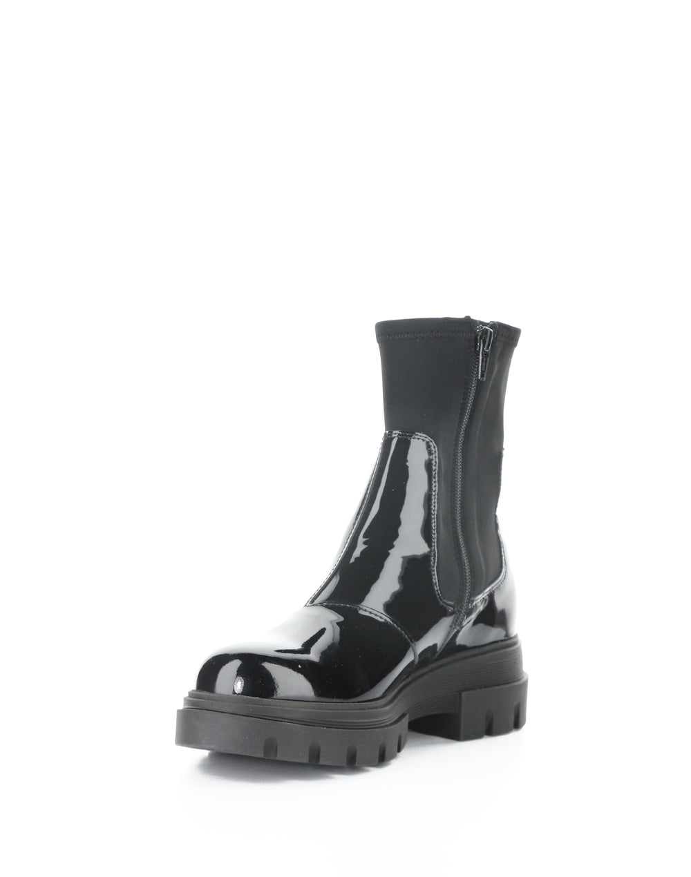 Five Black Patent/Trico