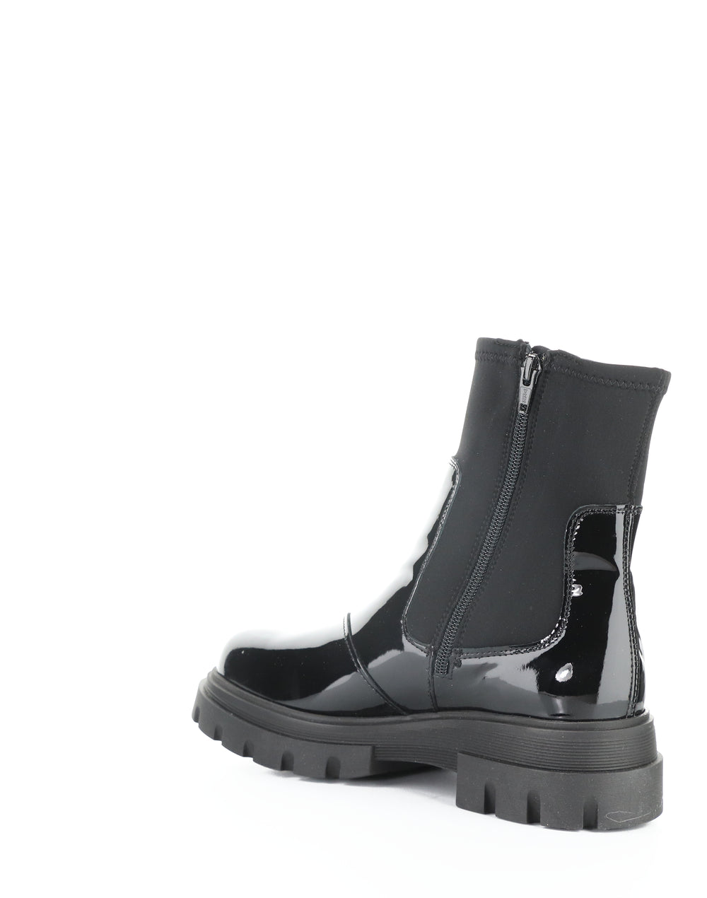 Five Black Patent/Trico