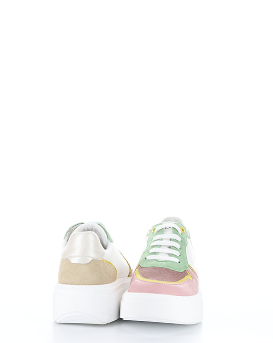 FULTON PINK/WHITE MULTI LEATHER/SUEDE