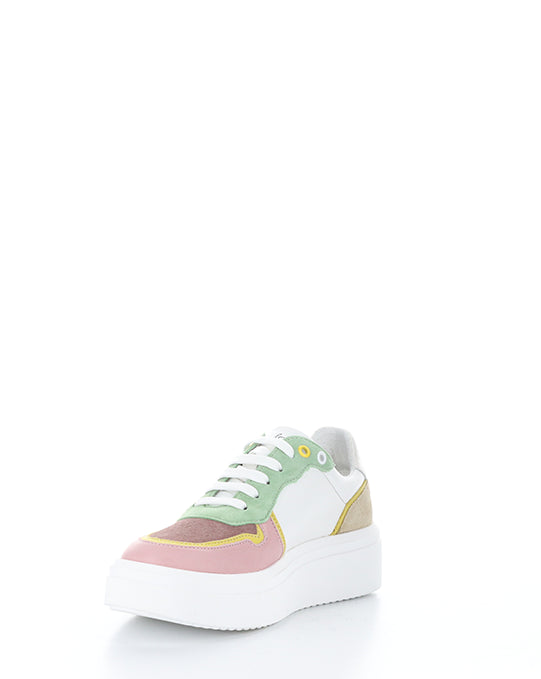 Fulton Pink/White Multi Lace-Up Shoes