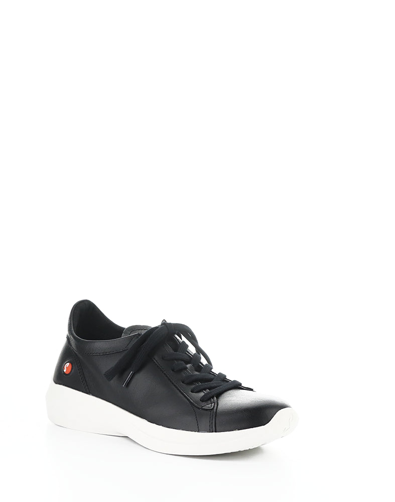 Gaji778Sof 001 Black/White Smooth Leather