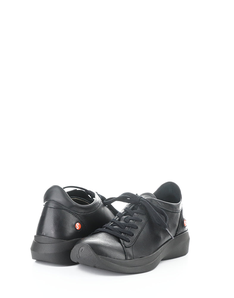 Gaji778Sof 015 Black Smooth Leather