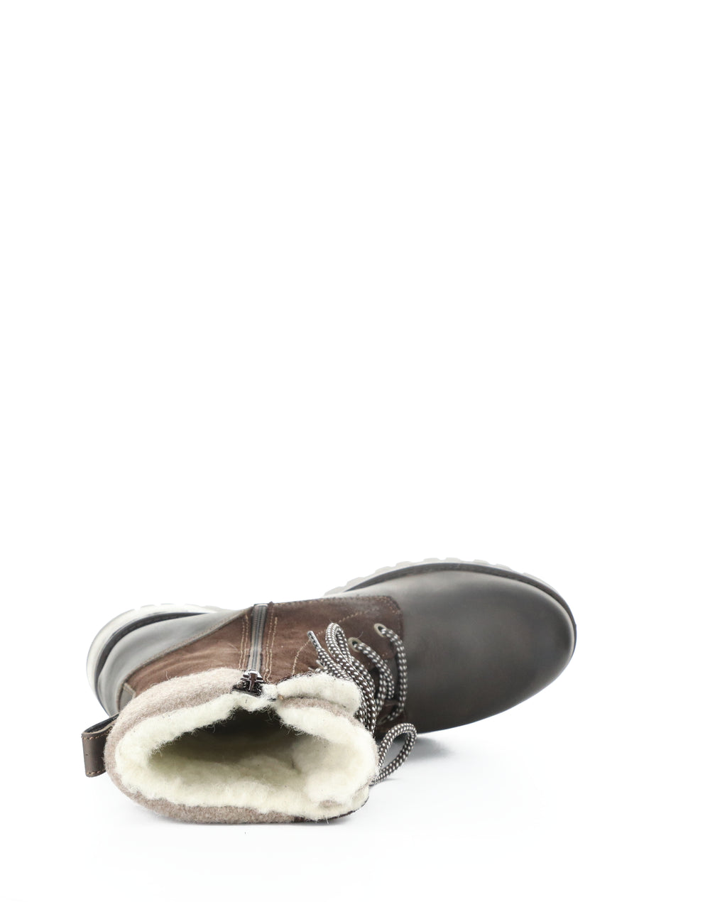 Genus Prima Dk Brown/Coffee/Bark Round Toe Boots
