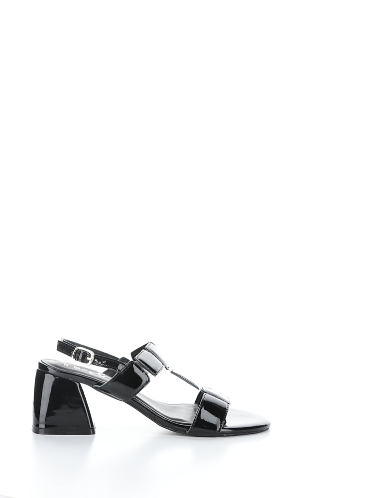 GLOW BLACK PATENT PU