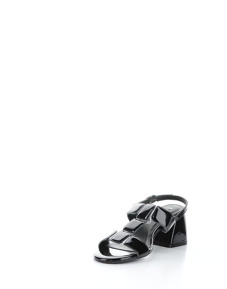 GLOW BLACK PATENT PU