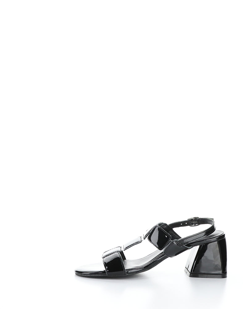 GLOW BLACK PATENT PU
