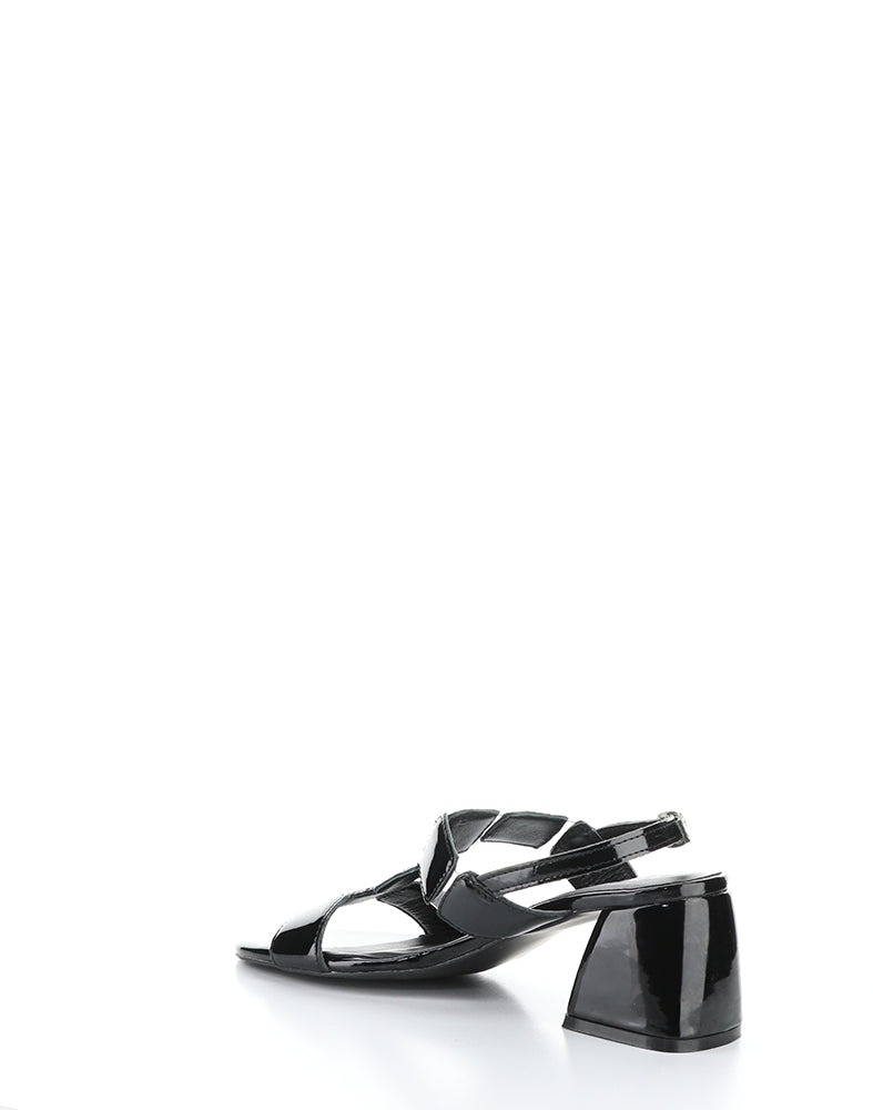 GLOW BLACK PATENT PU